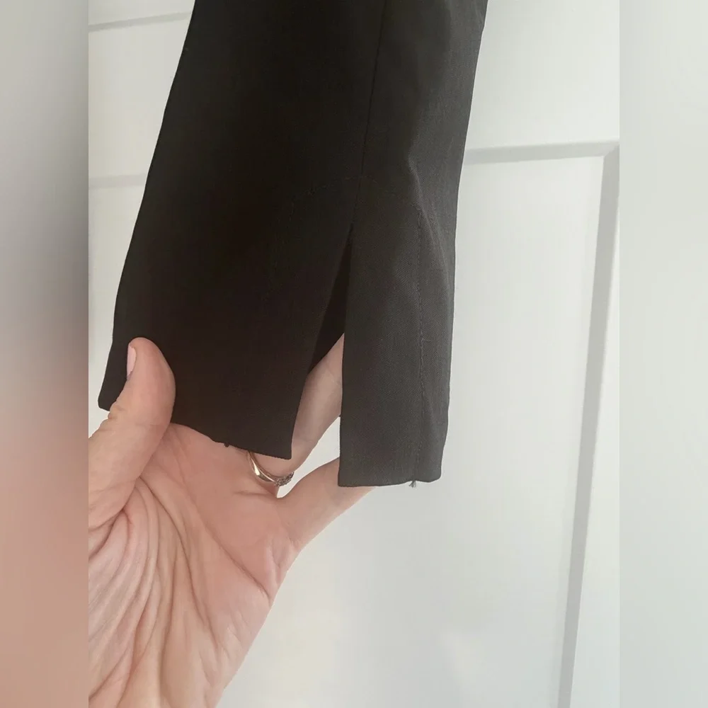 EUC Lulu-B Women’s Black Pull-On Stretchy Comfy Capris, Size 12‎